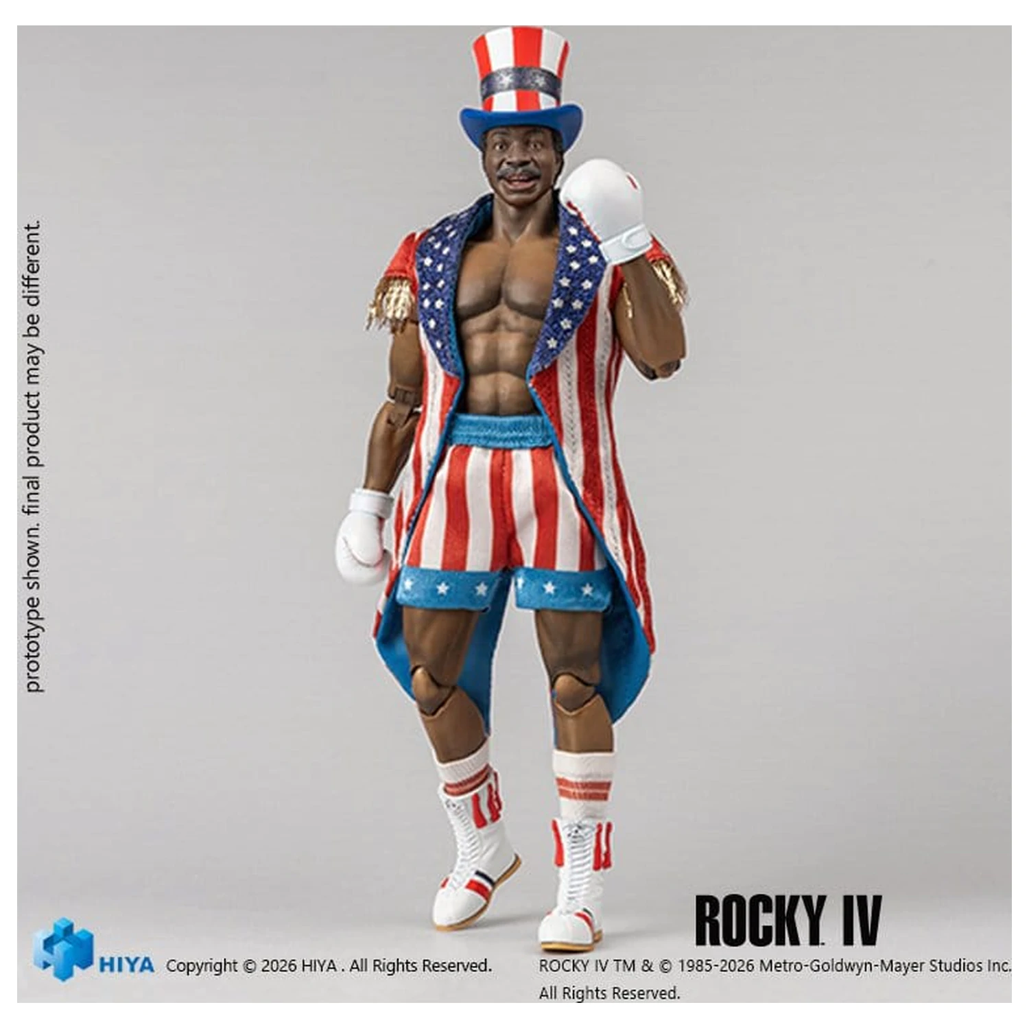Rocky IV Exquisite Super Series Figurina de actiune 1/12 Apollo 16 cm poza produsului