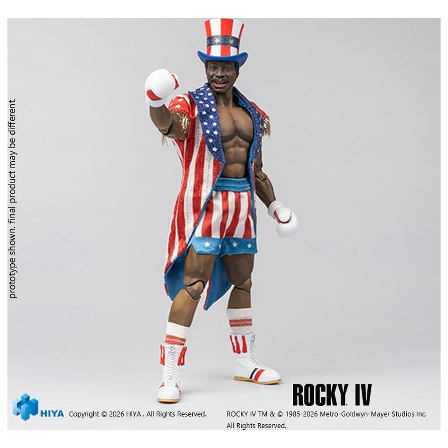 Rocky IV Exquisite Super Series Figurina de actiune 1/12 Apollo 16 cm poza produsului