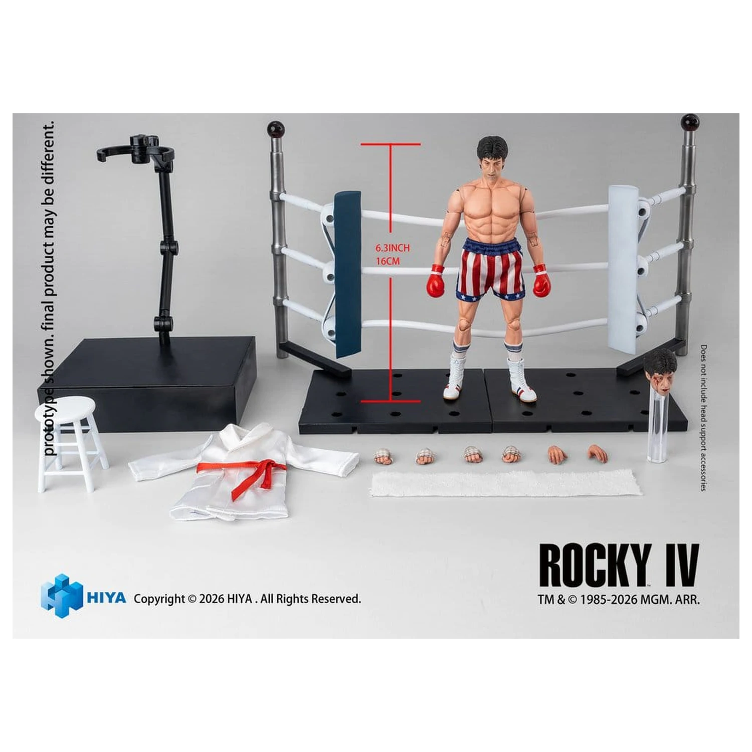 Rocky IV Exquisite Super Series Figurina de acțiune 1/12 Rocky Boxer Version 16 cm poza produsului