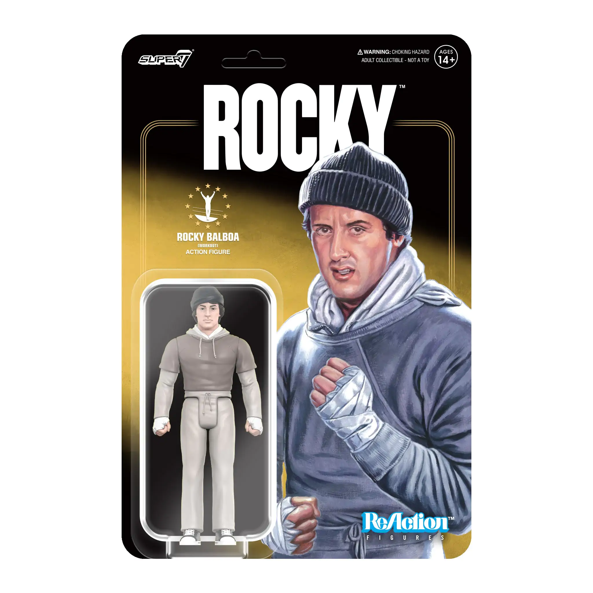 Rocky ReAction Figurina de Acțiune Rocky Balbloa Workout 10 cm poza produsului