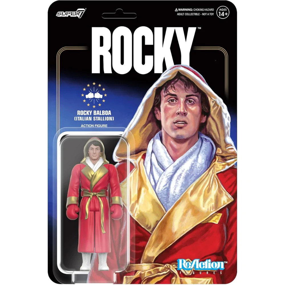 Figurină de acțiune Rocky ReAction Wave 03 Rocky Italian Stalone (Rocky I) 10 cm poza produsului