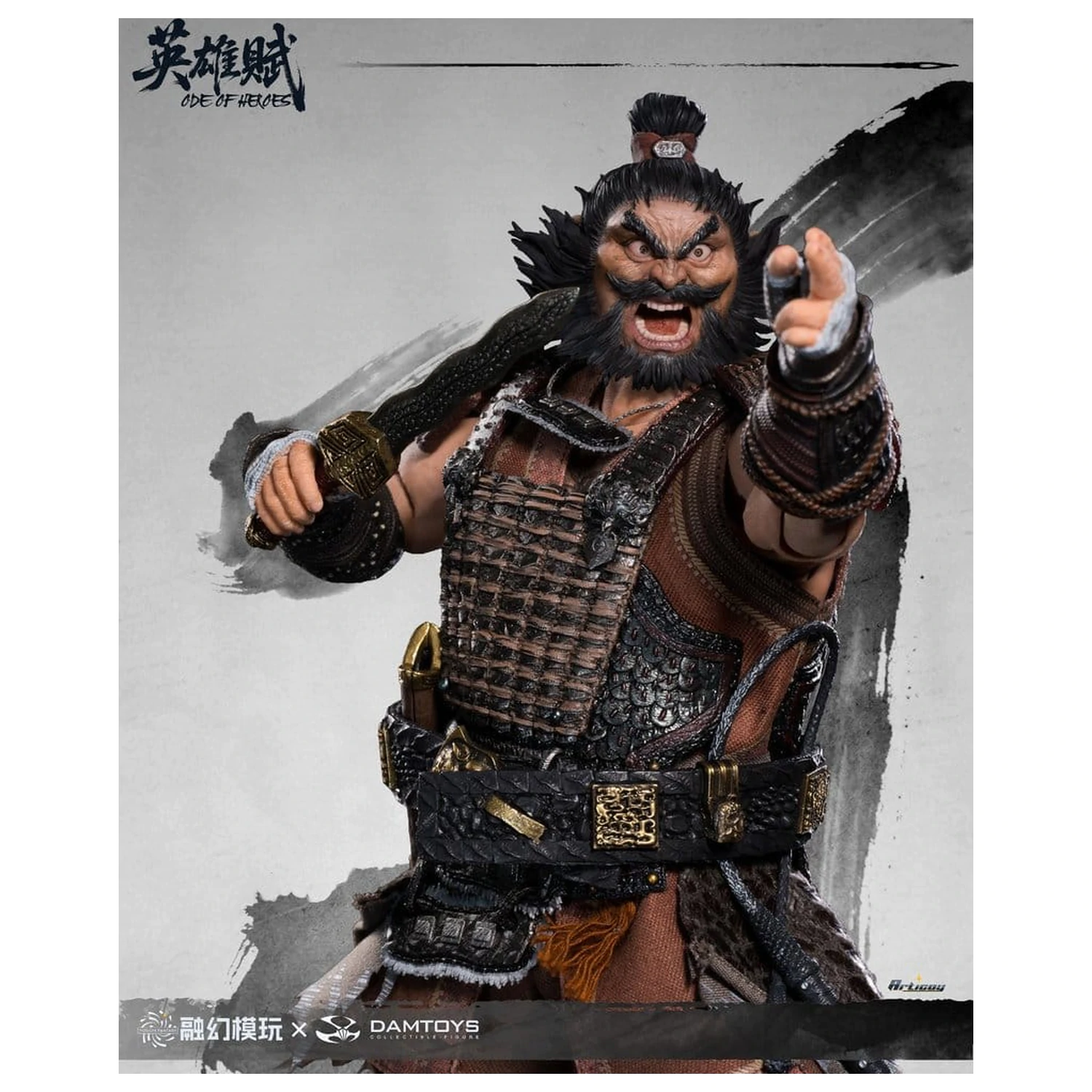 Romance of the Three Kingdoms Action Figure 1/12 Ode of Heroes: Zhang Fei (Deluxe) 16 centimetri poza produsului