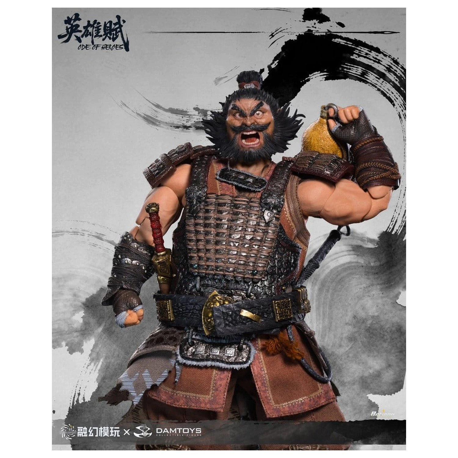 Romance of the Three Kingdoms Action Figure 1/12 Ode of Heroes: Zhang Fei (Deluxe) 16 centimetri poza produsului