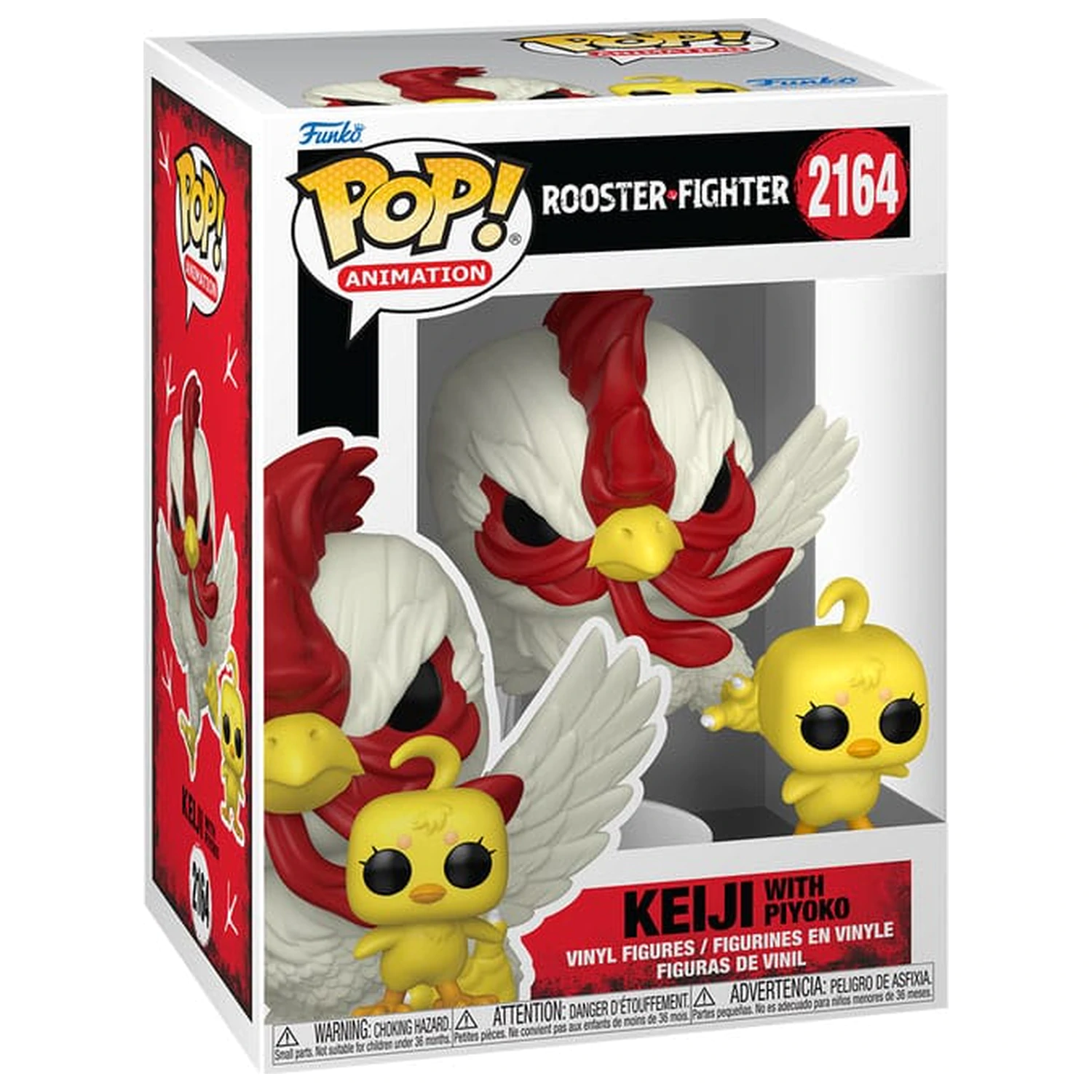 Rooster Fighter Funko POP!&Buddy Figurina de Vinil Keiji & Piyoko 9 cm poza produsului