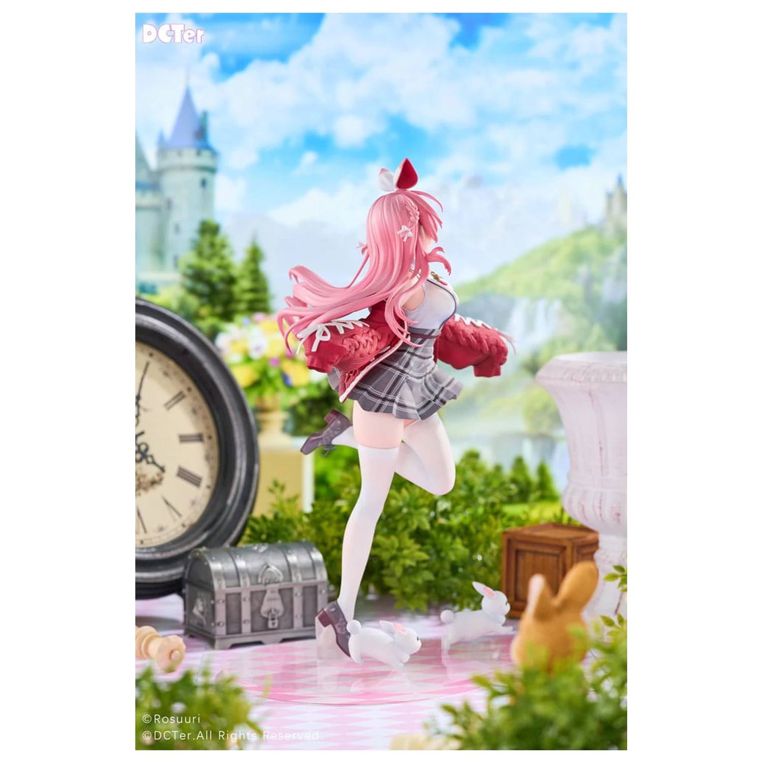 Rosuuri Original Character Statueta din PVC 1/7 White Rabbit Rosu Casual Clothes Ver. 25 cm poza produsului