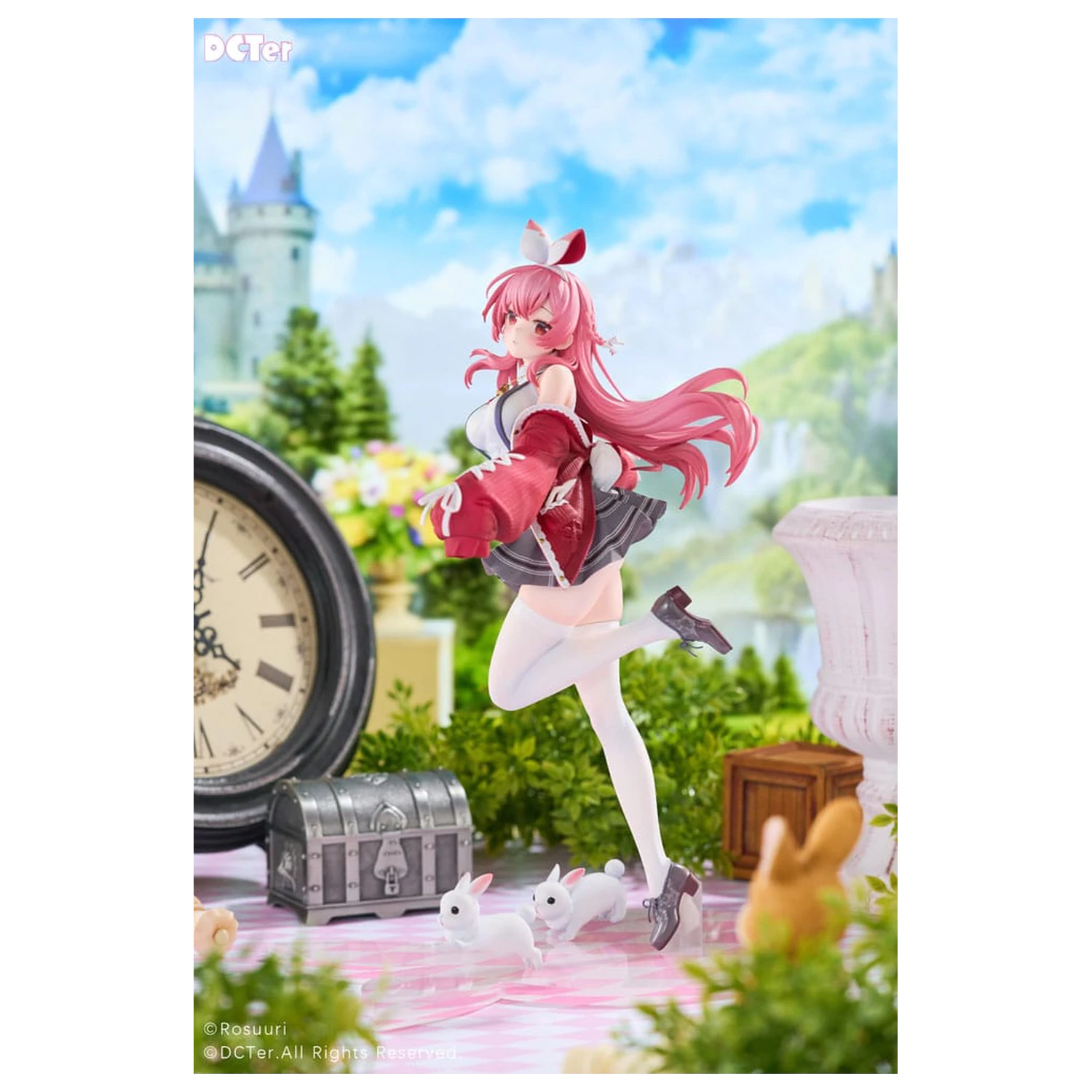 Rosuuri Original Character Statueta din PVC 1/7 White Rabbit Rosu Casual Clothes Ver. 25 cm poza produsului