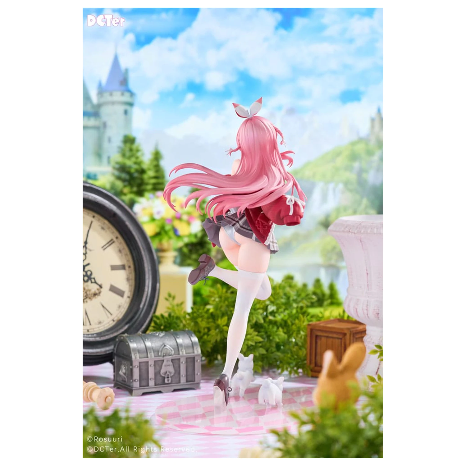 Rosuuri Original Character Statueta din PVC 1/7 White Rabbit Rosu Casual Clothes Ver. 25 cm poza produsului