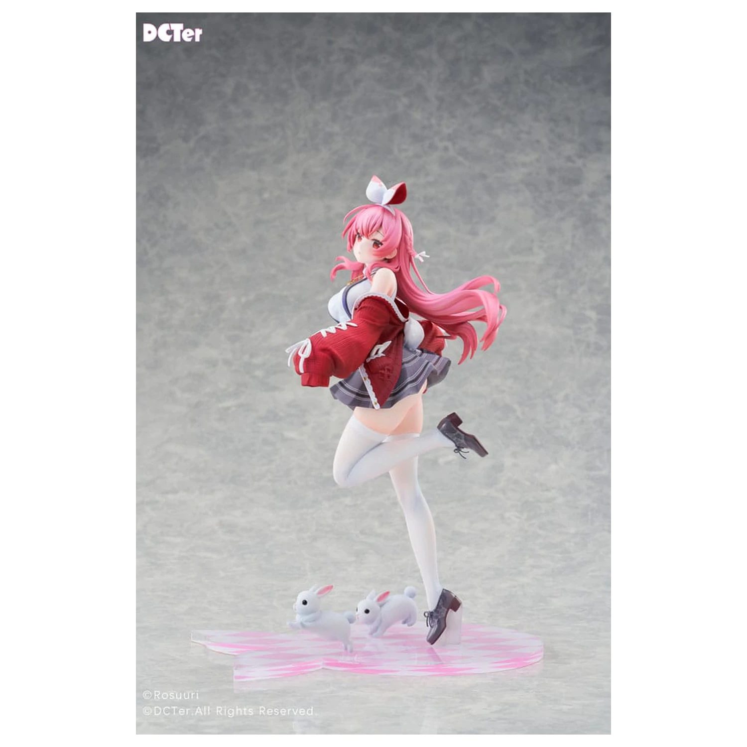Rosuuri Original Character Statueta din PVC 1/7 White Rabbit Rosu Casual Clothes Ver. 25 cm poza produsului