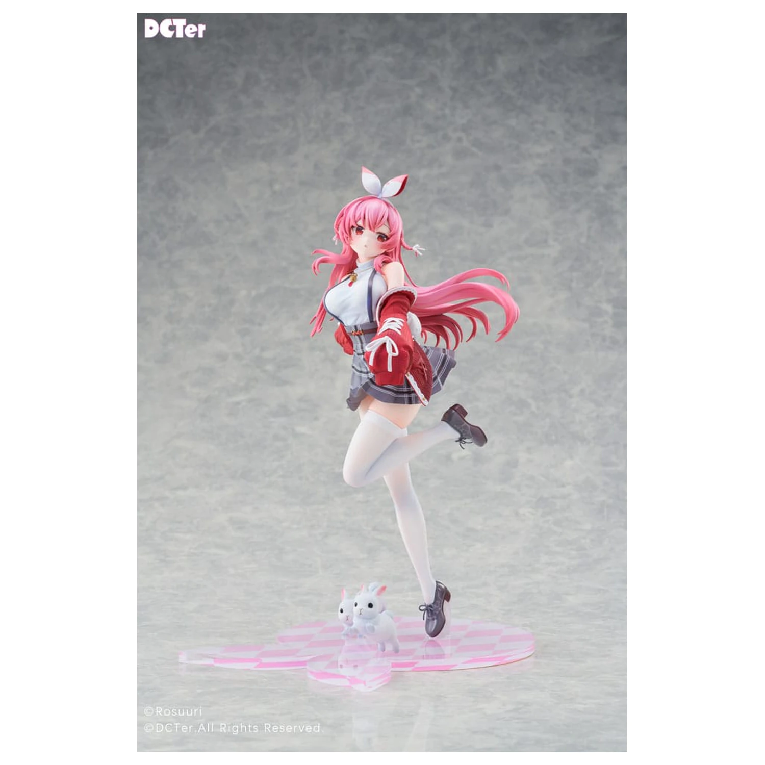 Rosuuri Original Character Statueta din PVC 1/7 White Rabbit Rosu Casual Clothes Ver. 25 cm poza produsului
