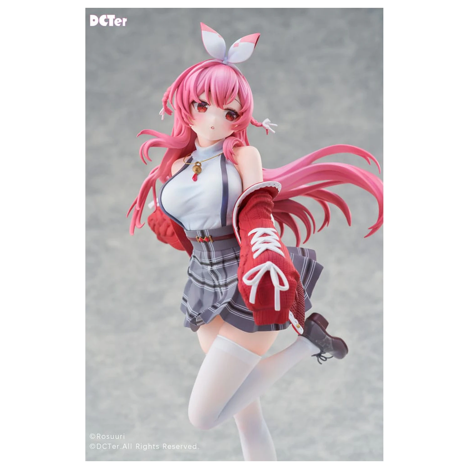 Rosuuri Original Character Statueta din PVC 1/7 White Rabbit Rosu Casual Clothes Ver. 25 cm poza produsului