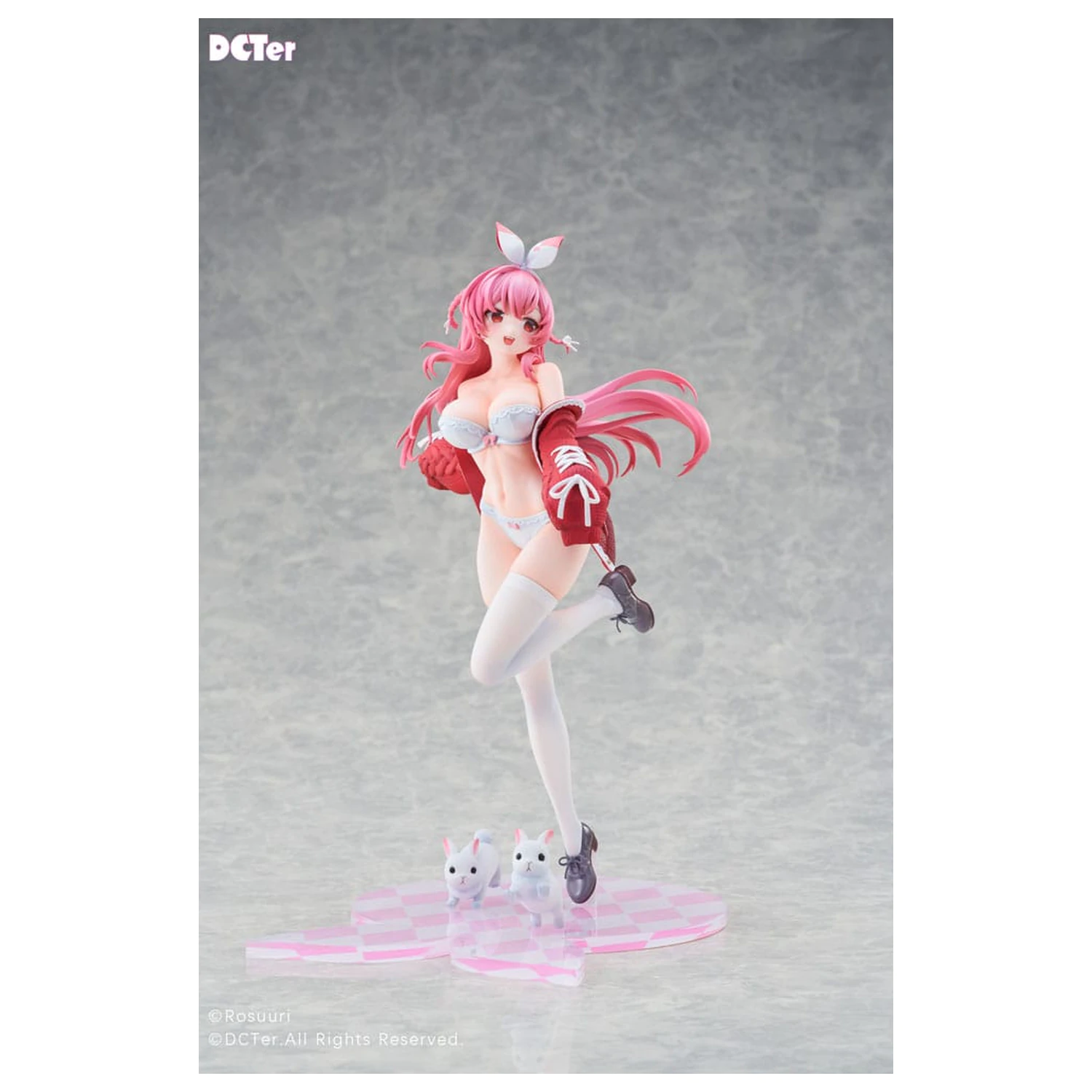 Rosuuri Original Character PVC statuie 1/7 White Rabbit Rosu Swimsuit Ver. 25 cm poza produsului