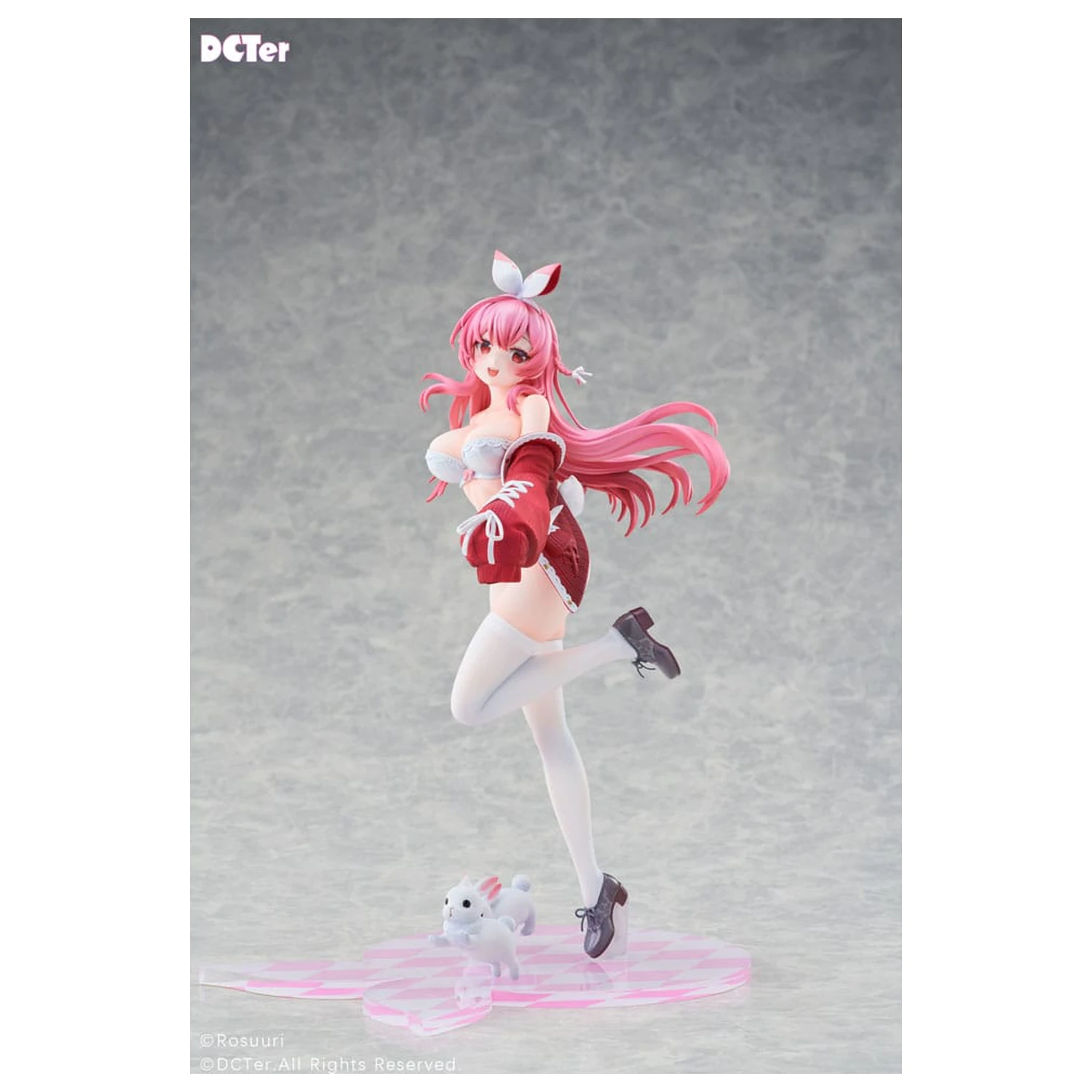 Rosuuri Original Character PVC statuie 1/7 White Rabbit Rosu Swimsuit Ver. 25 cm poza produsului
