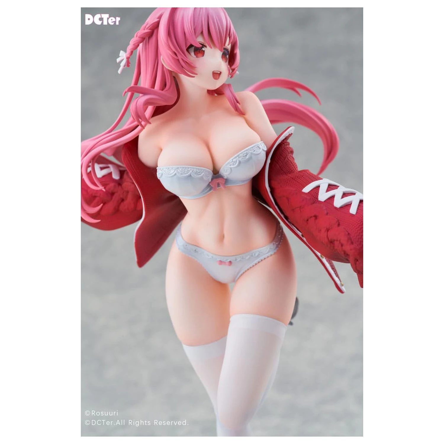 Rosuuri Original Character PVC statuie 1/7 White Rabbit Rosu Swimsuit Ver. 25 cm poza produsului