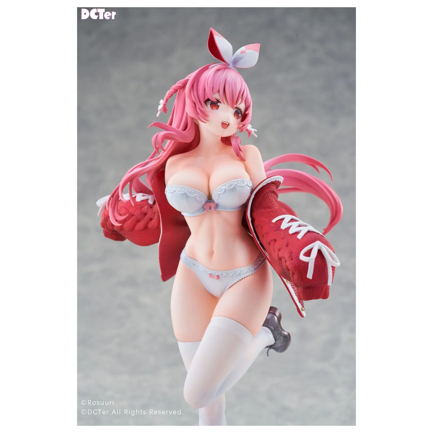 Rosuuri Original Character PVC statuie 1/7 White Rabbit Rosu Swimsuit Ver. 25 cm poza produsului