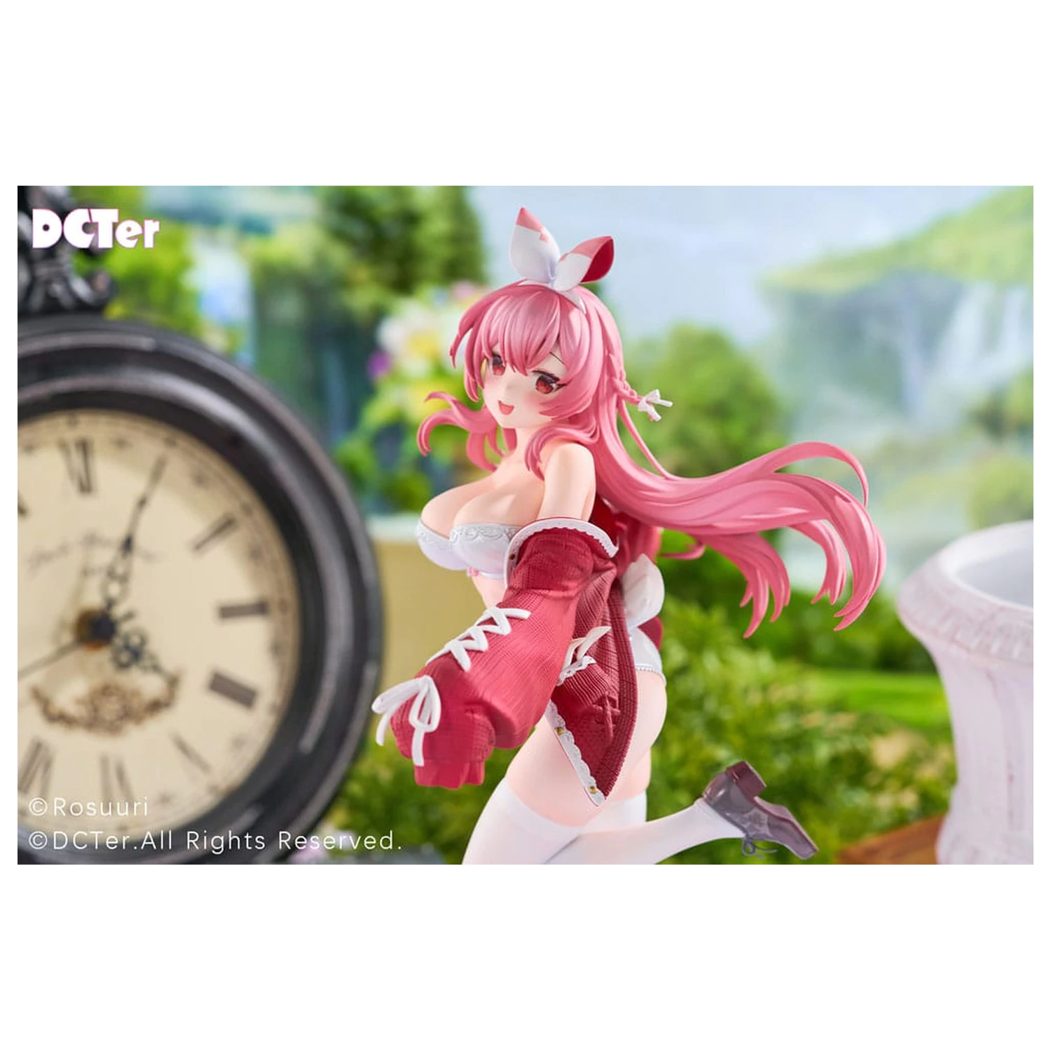 Rosuuri Original Character PVC statuie 1/7 White Rabbit Rosu Swimsuit Ver. 25 cm poza produsului