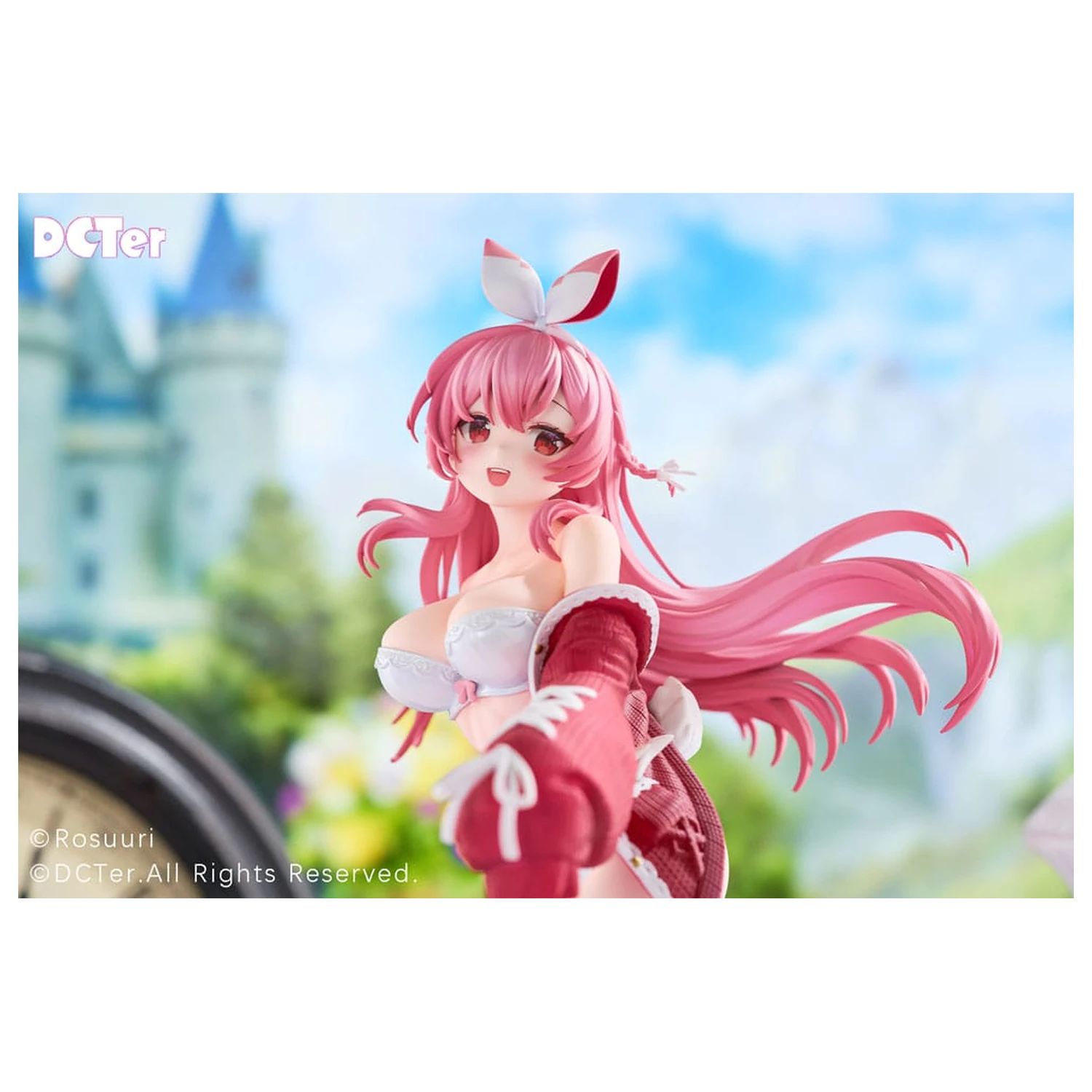 Rosuuri Original Character PVC statuie 1/7 White Rabbit Rosu Swimsuit Ver. 25 cm poza produsului