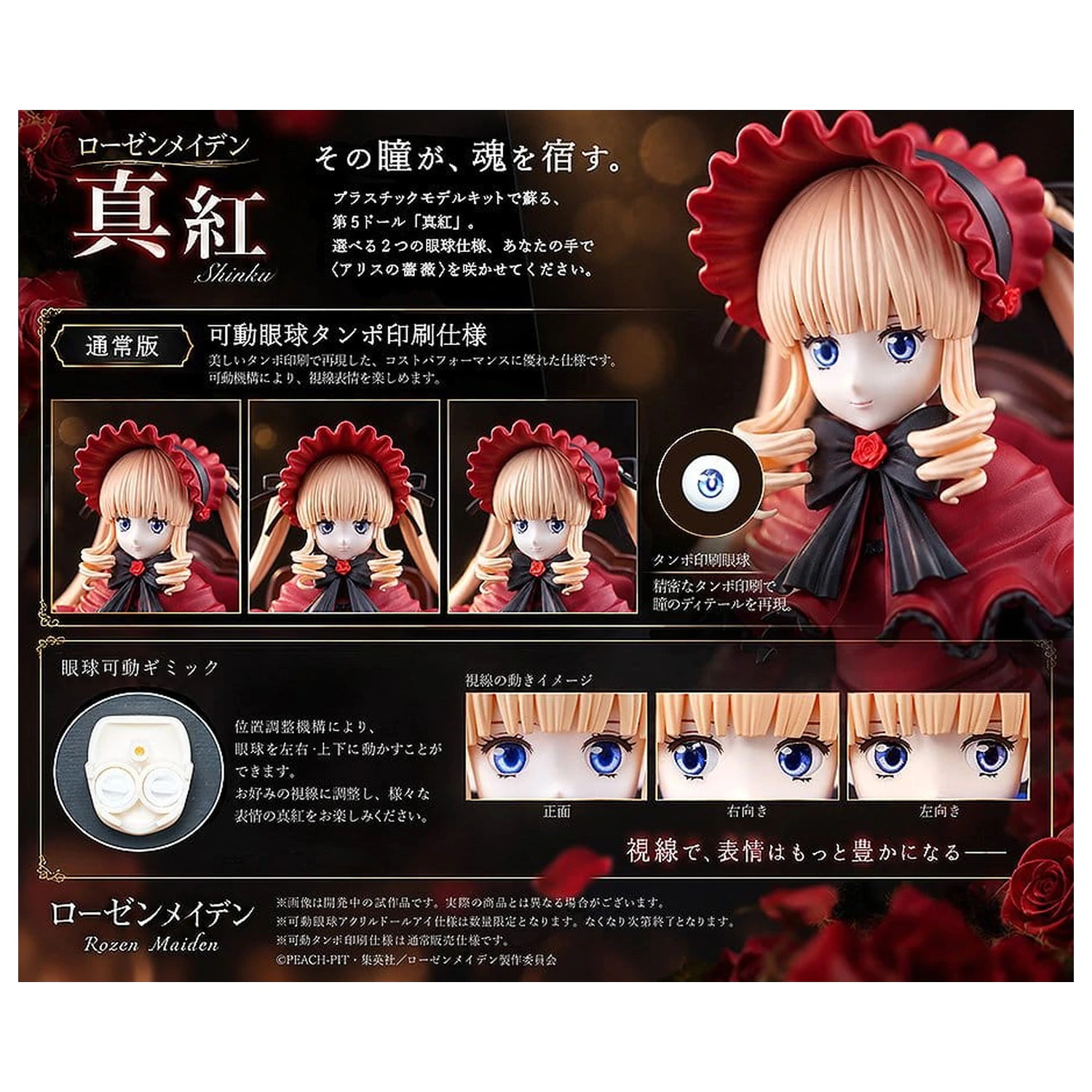 Kit model din plastic Rozen Maiden Shinku (Standard Version) 13 cm poza produsului