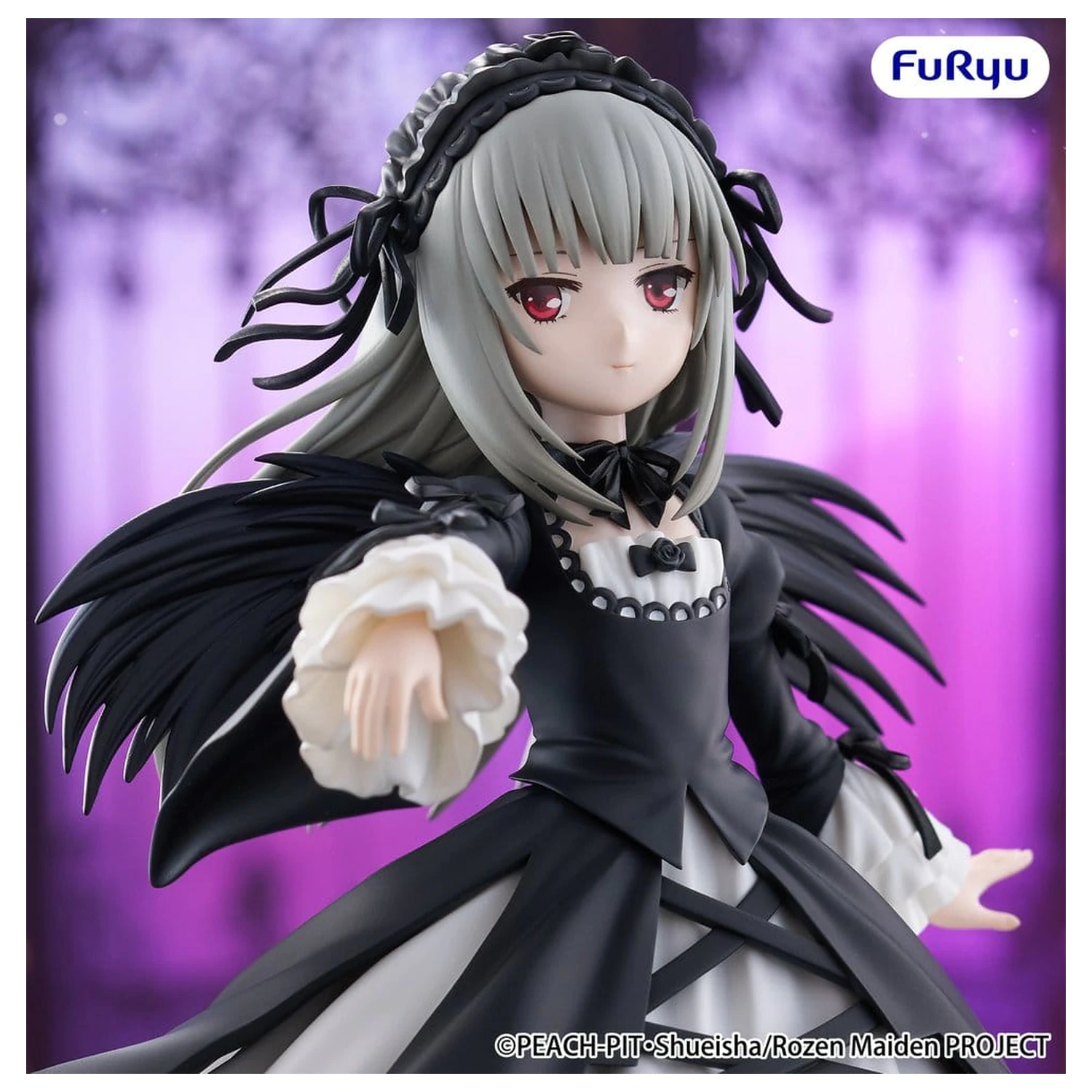 Rozen Maiden Trio-Try-iT PVC Statuie Suigintou 18 cm poza produsului
