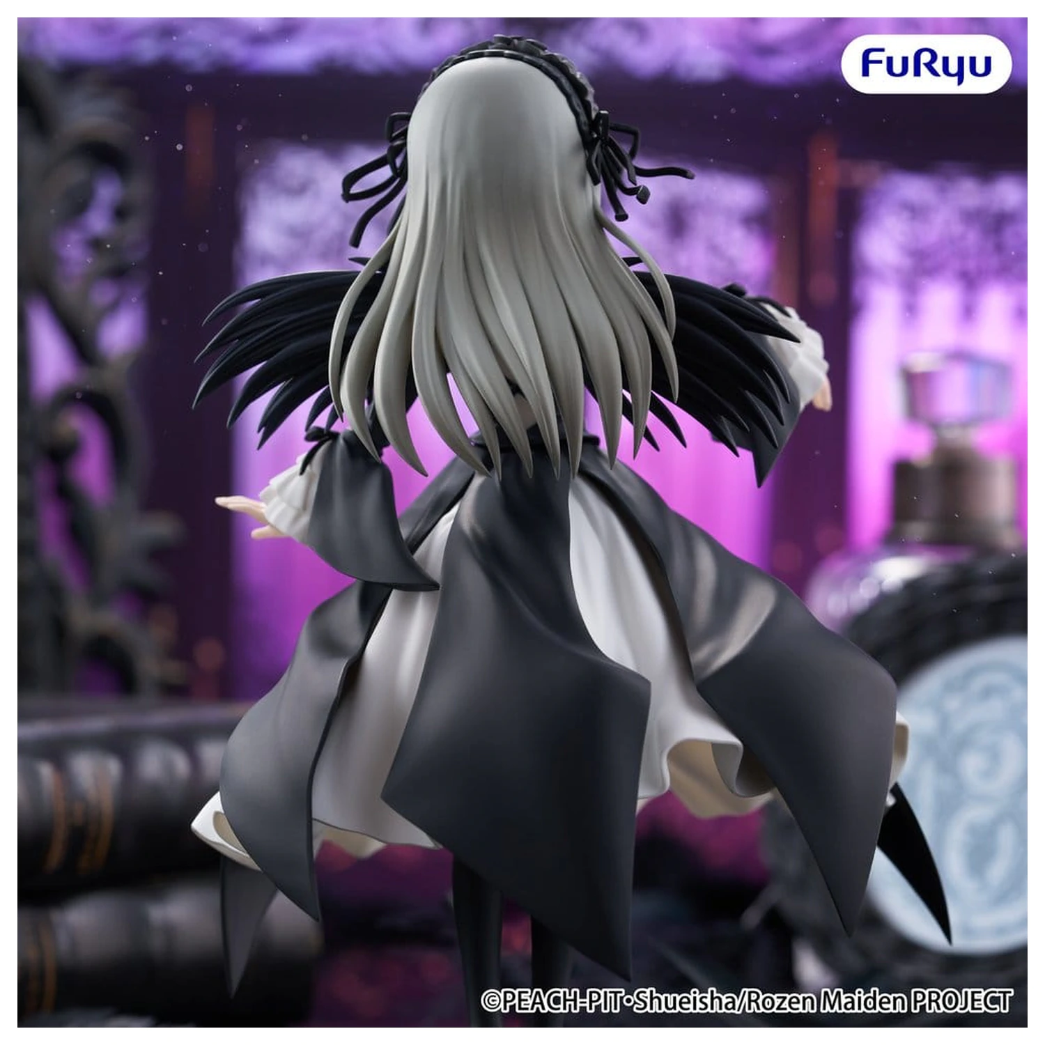 Rozen Maiden Trio-Try-iT PVC Statuie Suigintou 18 cm poza produsului