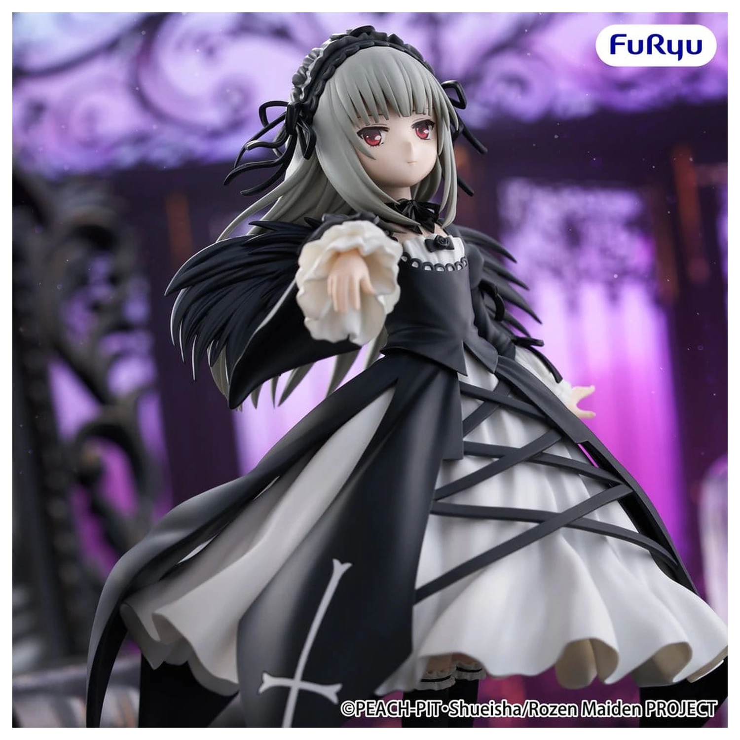 Rozen Maiden Trio-Try-iT PVC Statuie Suigintou 18 cm poza produsului