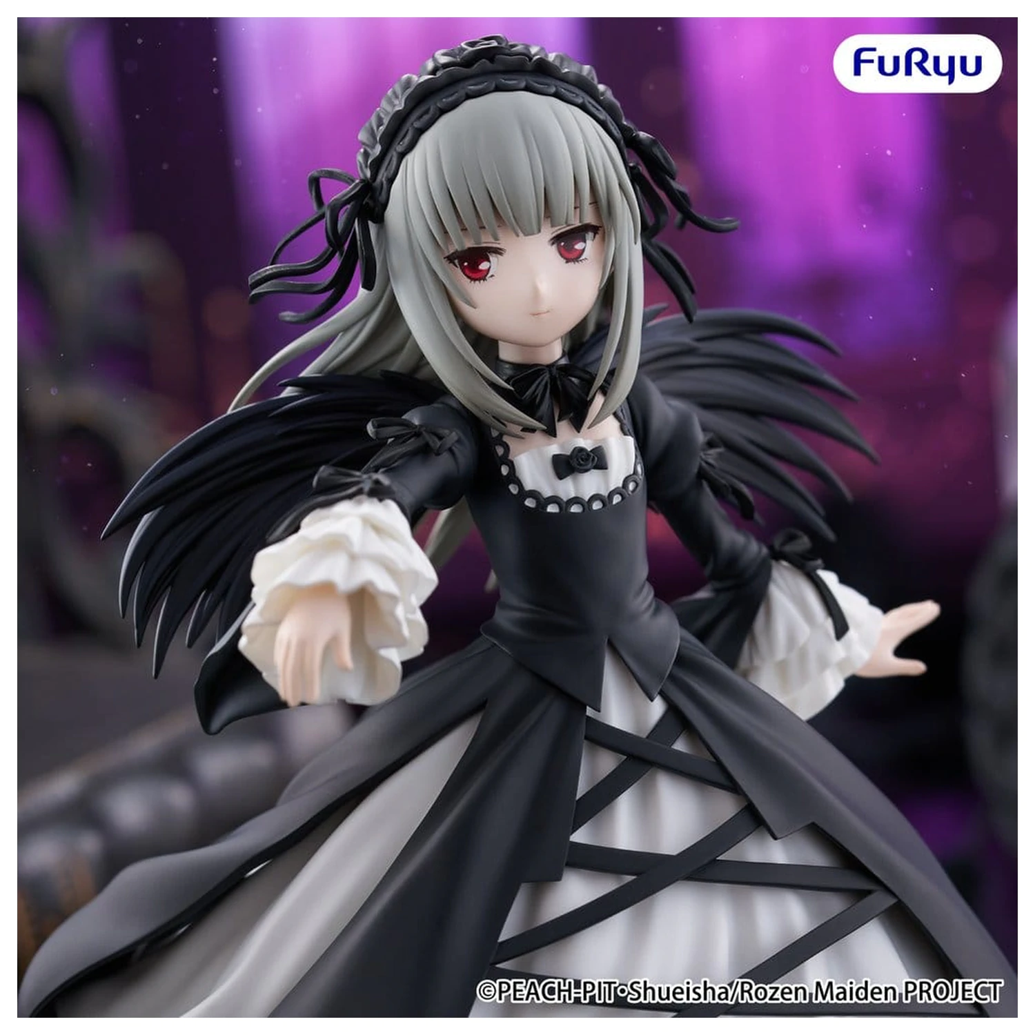 Rozen Maiden Trio-Try-iT PVC Statuie Suigintou 18 cm poza produsului