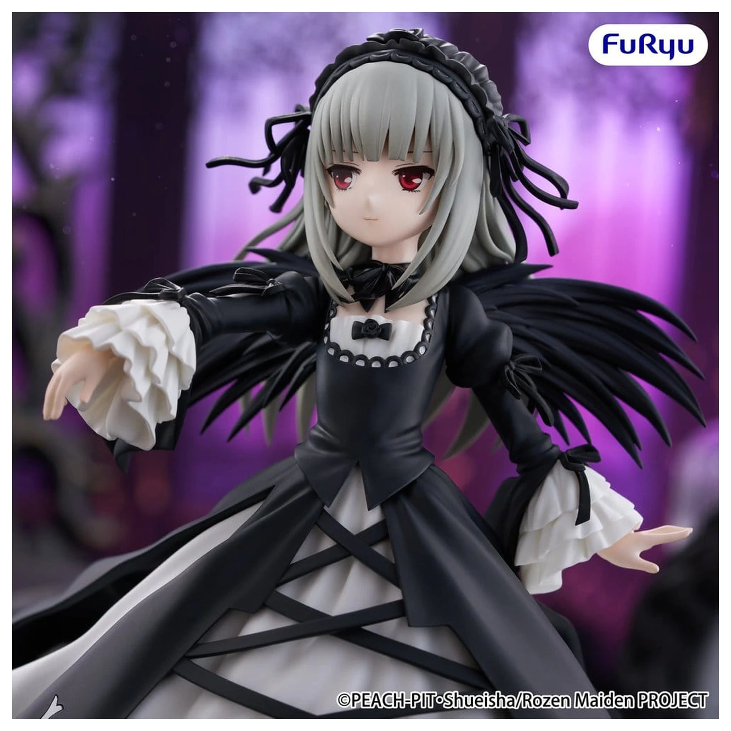 Rozen Maiden Trio-Try-iT PVC Statuie Suigintou 18 cm poza produsului