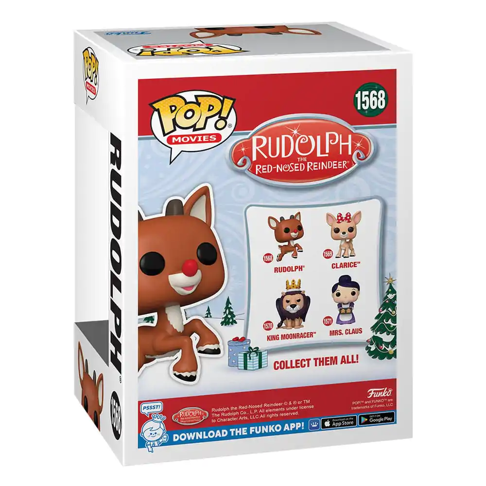 Rudolph the Red-Nosed Reindeer Funko POP! Movies Figurina de vinil Rudolph(Flying) 9 cm poza produsului