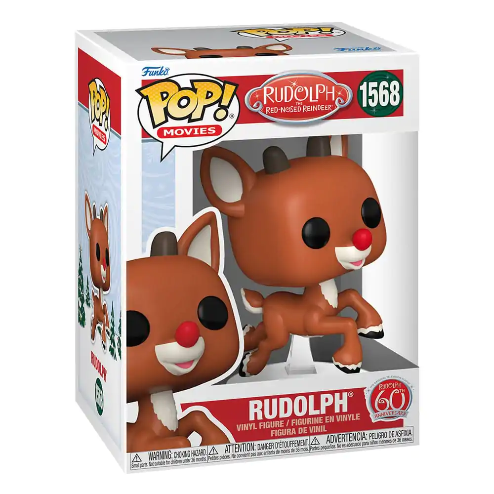 Rudolph the Red-Nosed Reindeer Funko POP! Movies Figurina de vinil Rudolph(Flying) 9 cm poza produsului