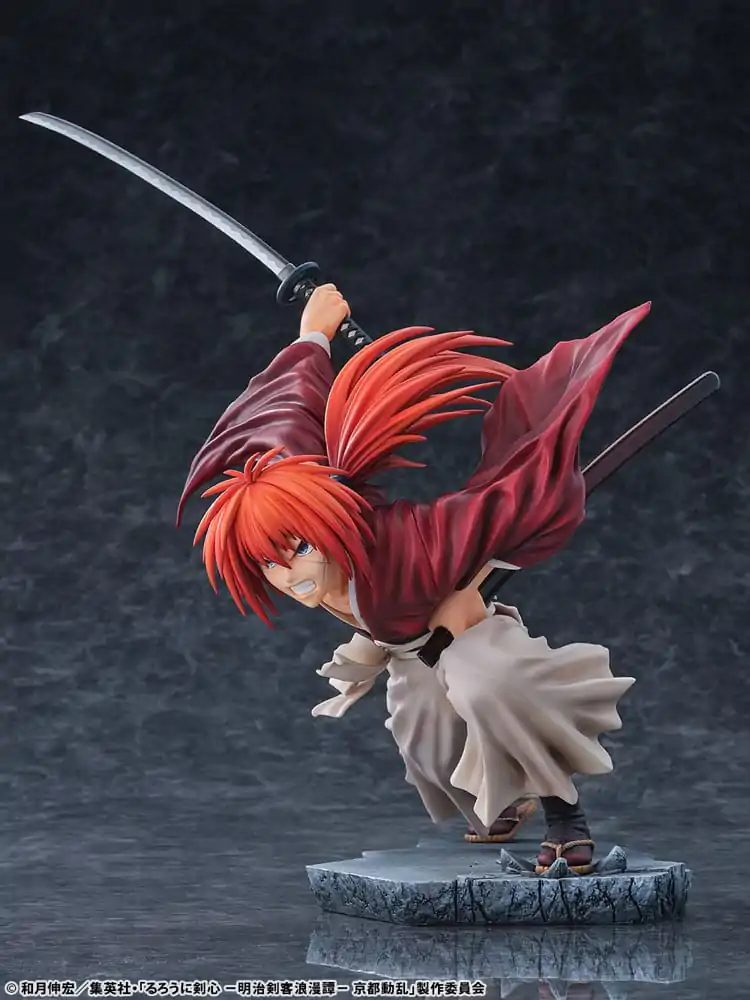 Rurouni Kenshin: Meiji Kenkaku Romantan Kyoto Douran Statuetă PVC 1/6 Kenshin Himura Dragon Flight of Heaven Ver. 26 cm poza produsului