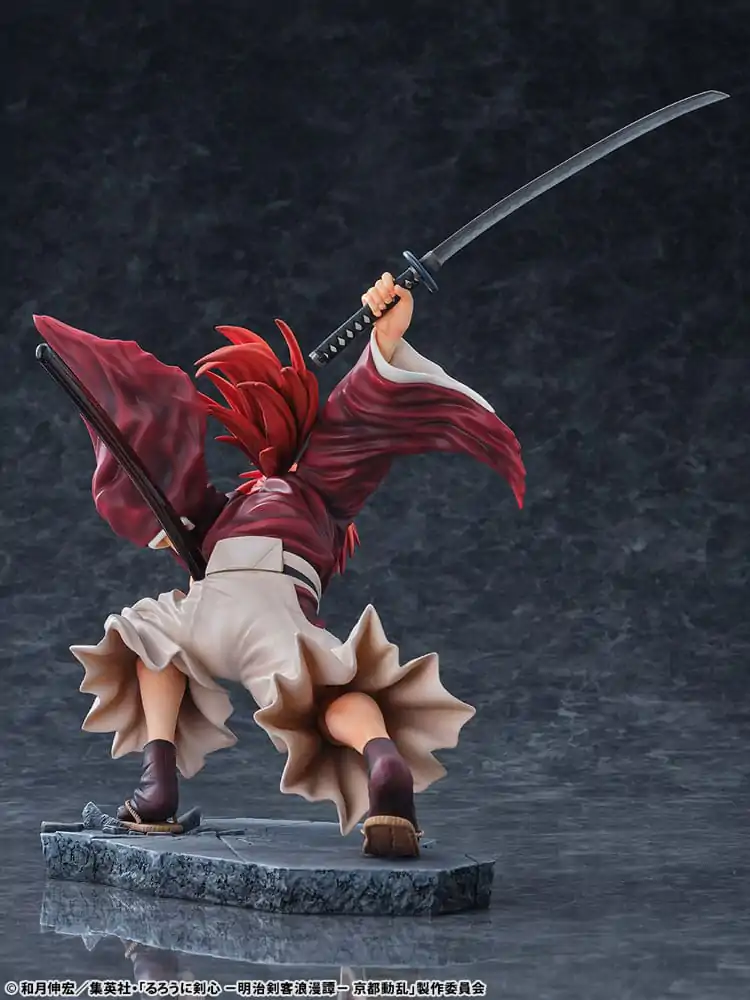 Rurouni Kenshin: Meiji Kenkaku Romantan Kyoto Douran Statuetă PVC 1/6 Kenshin Himura Dragon Flight of Heaven Ver. 26 cm poza produsului