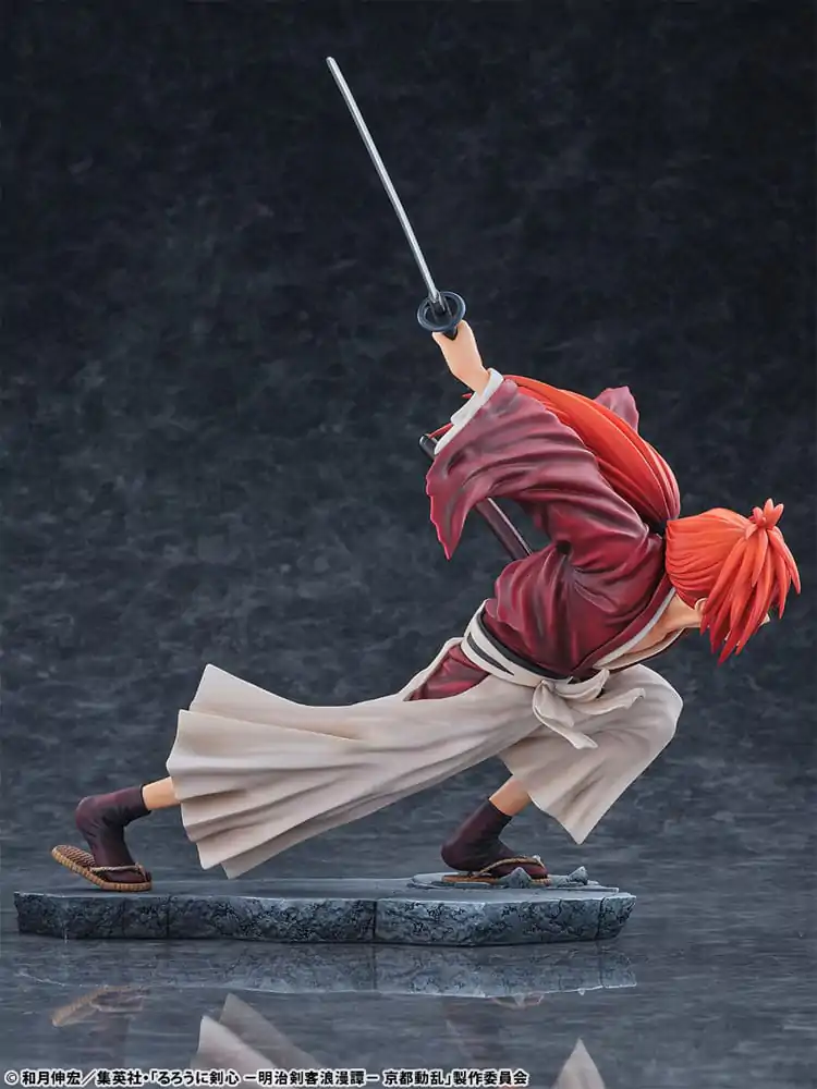 Rurouni Kenshin: Meiji Kenkaku Romantan Kyoto Douran Statuetă PVC 1/6 Kenshin Himura Dragon Flight of Heaven Ver. 26 cm poza produsului