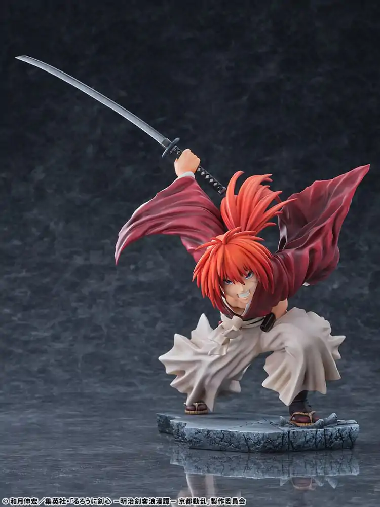 Rurouni Kenshin: Meiji Kenkaku Romantan Kyoto Douran Statuetă PVC 1/6 Kenshin Himura Dragon Flight of Heaven Ver. 26 cm poza produsului