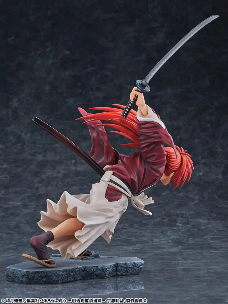 Rurouni Kenshin: Meiji Kenkaku Romantan Kyoto Douran Statuetă PVC 1/6 Kenshin Himura Dragon Flight of Heaven Ver. 26 cm poza produsului
