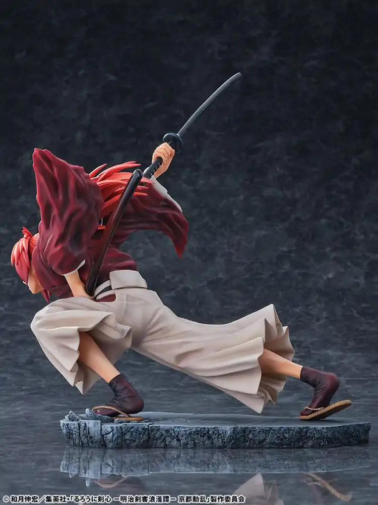 Rurouni Kenshin: Meiji Kenkaku Romantan Kyoto Douran Statuetă PVC 1/6 Kenshin Himura Dragon Flight of Heaven Ver. 26 cm poza produsului