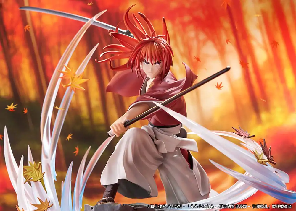 Rurouni Kenshin: Meiji Kenkaku Romantan Kyoto Douran Statuie PVC 1/7 Kenshin Himura Souryusen Ver. 27 cm poza produsului