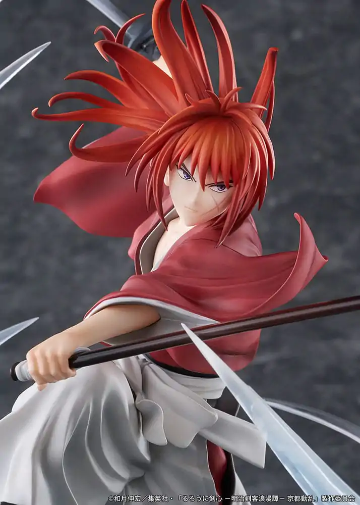 Rurouni Kenshin: Meiji Kenkaku Romantan Kyoto Douran Statuie PVC 1/7 Kenshin Himura Souryusen Ver. 27 cm poza produsului