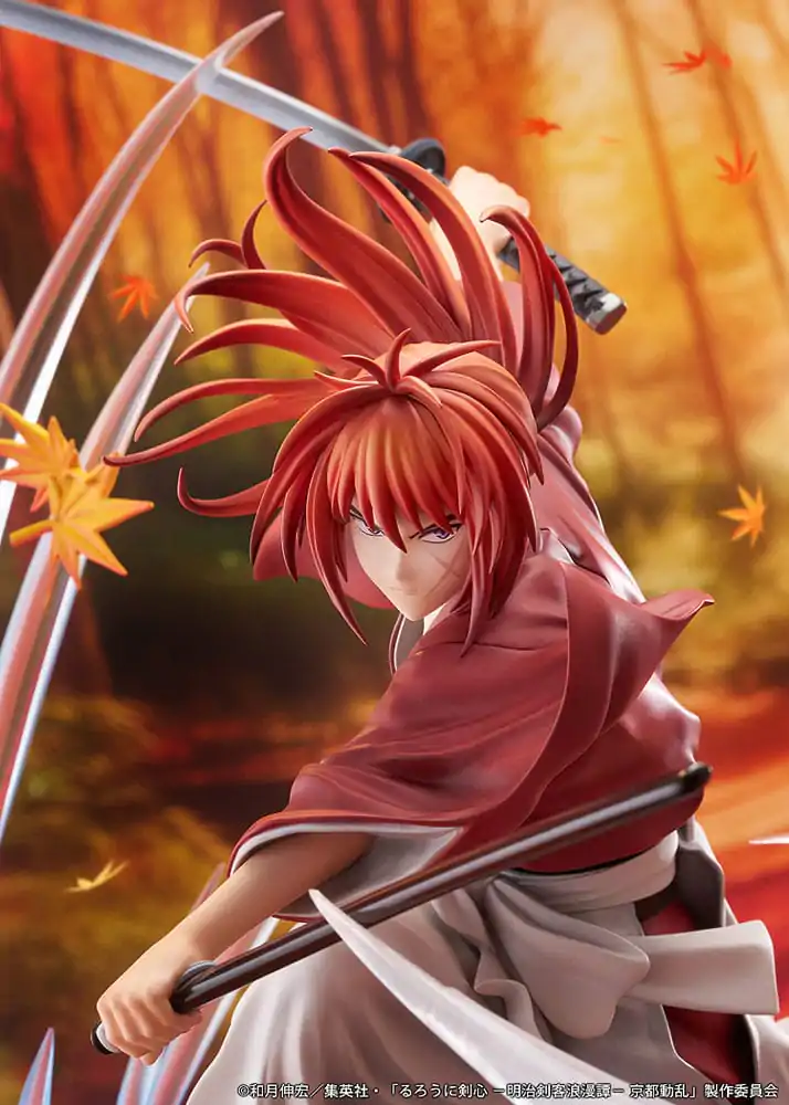 Rurouni Kenshin: Meiji Kenkaku Romantan Kyoto Douran Statuie PVC 1/7 Kenshin Himura Souryusen Ver. 27 cm poza produsului