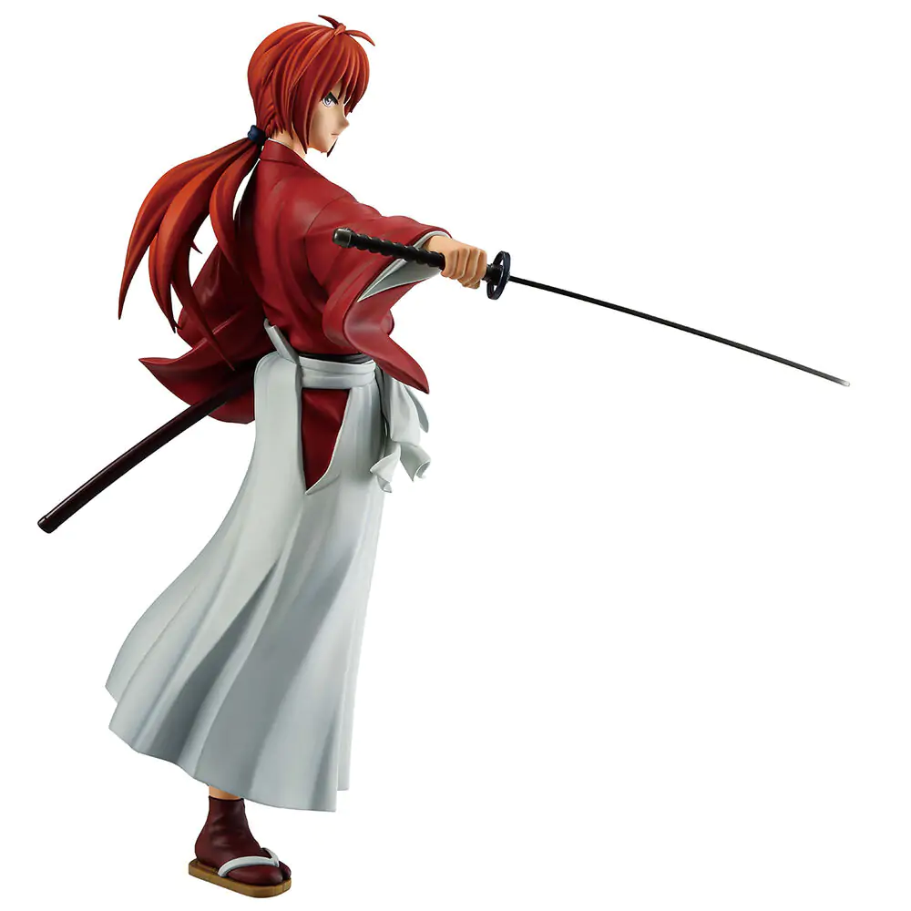 Figurină Rurouni Kenshin Meiji Swordsman Romantic Story Kenshin Himura Ichibansho 24 cm poza produsului