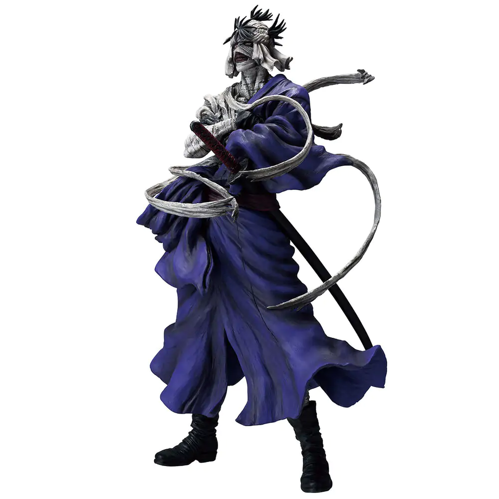 Figurină Rurouni Kenshin Meiji Swordsman Romantic Story Makoto Shishio Ichibansho 25cm poza produsului