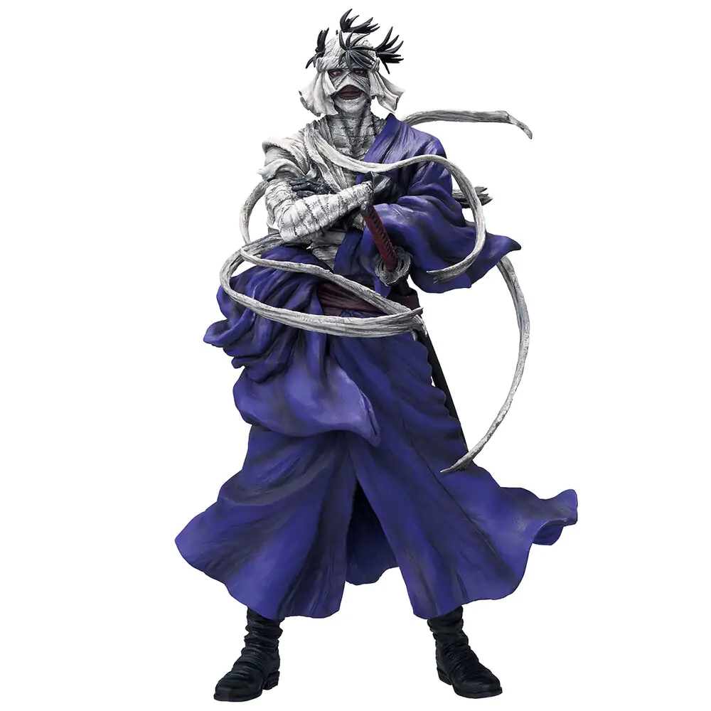 Figurină Rurouni Kenshin Meiji Swordsman Romantic Story Makoto Shishio Ichibansho 25cm poza produsului