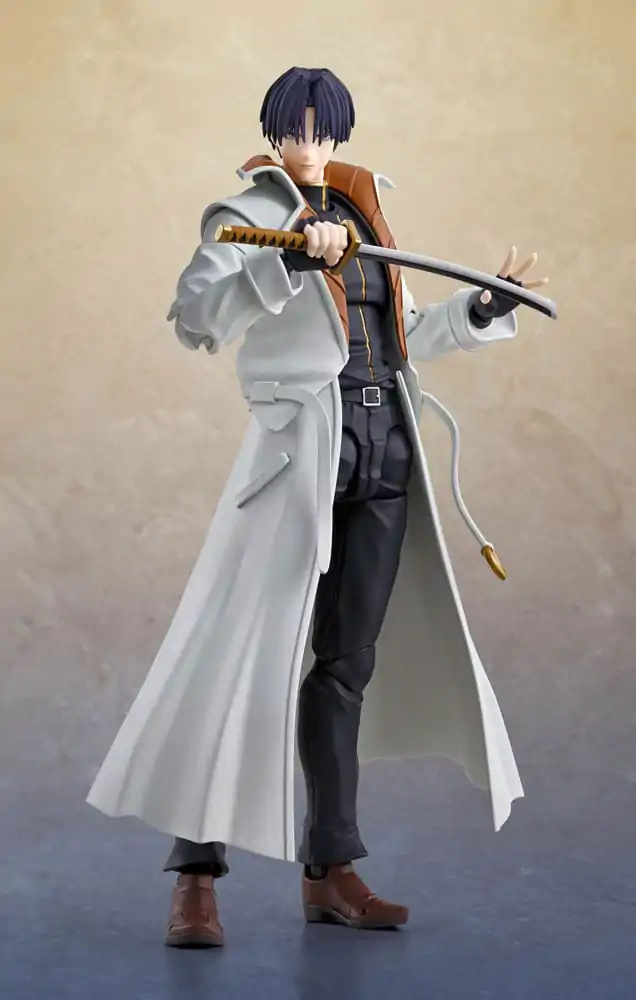 Rurouni Kenshin: Meiji Swordsman Romantic Story S.H. Figuarts figurină de acțiune Aoshi Shinomori 17 cm poza produsului