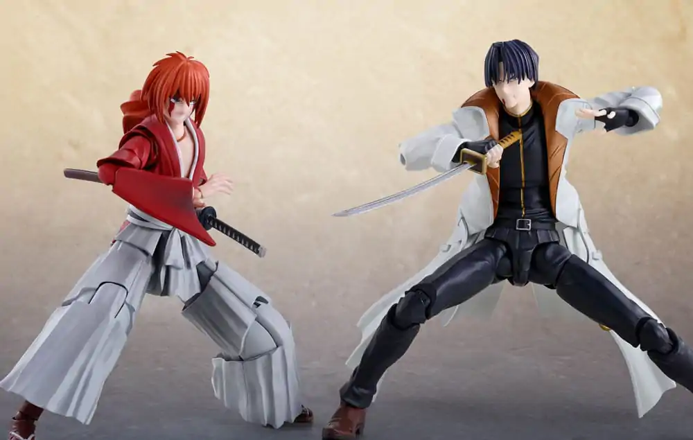 Rurouni Kenshin: Meiji Swordsman Romantic Story S.H. Figuarts figurină de acțiune Aoshi Shinomori 17 cm poza produsului