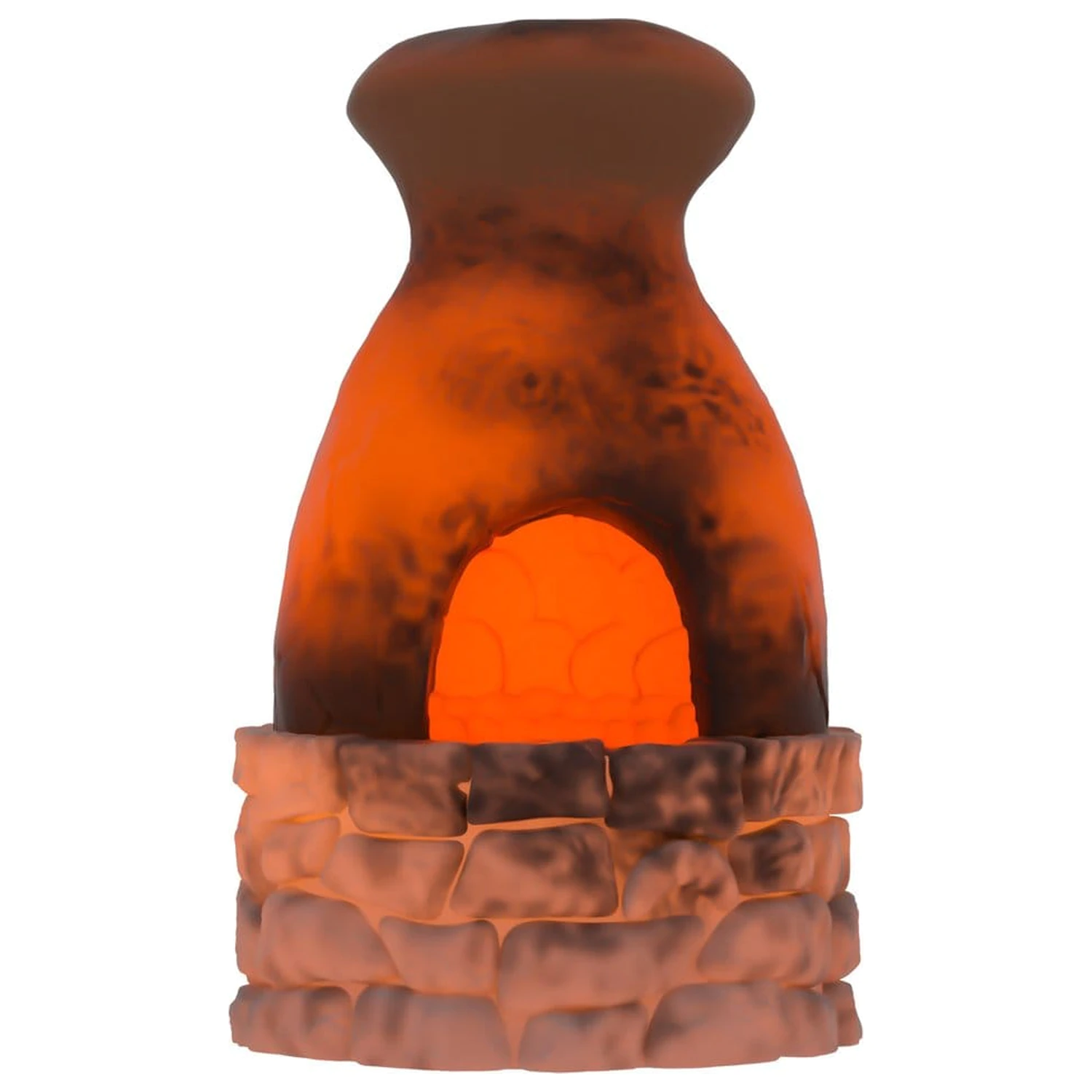 Rust Nightlight Furnace 13 cm poza produsului