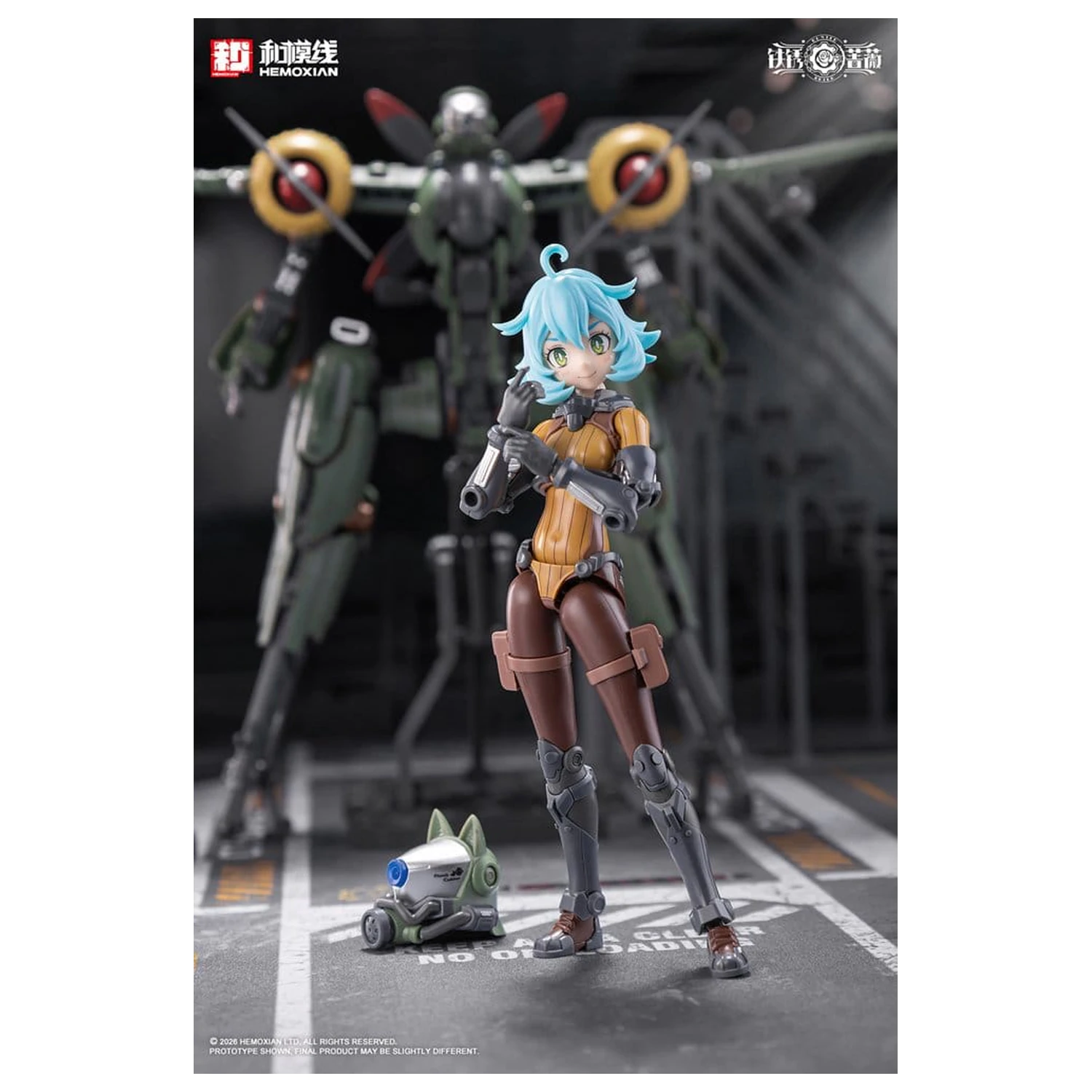 Rusted Brier Plastic Model 1/12 Rhande Koskinen & RTP-10A cutting edge V-HS Tactical Fighter 20 cm poza produsului