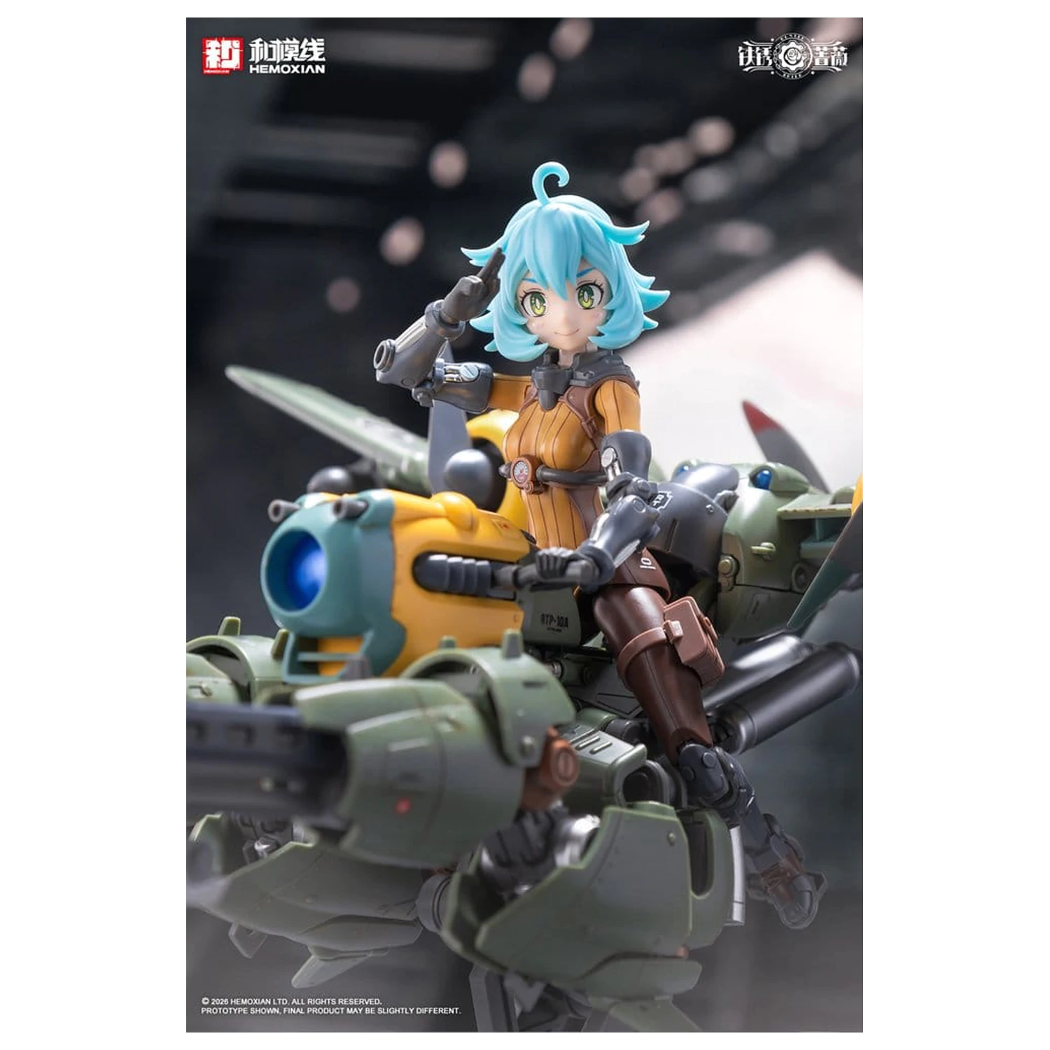 Rusted Brier Plastic Model 1/12 Rhande Koskinen & RTP-10A cutting edge V-HS Tactical Fighter 20 cm poza produsului