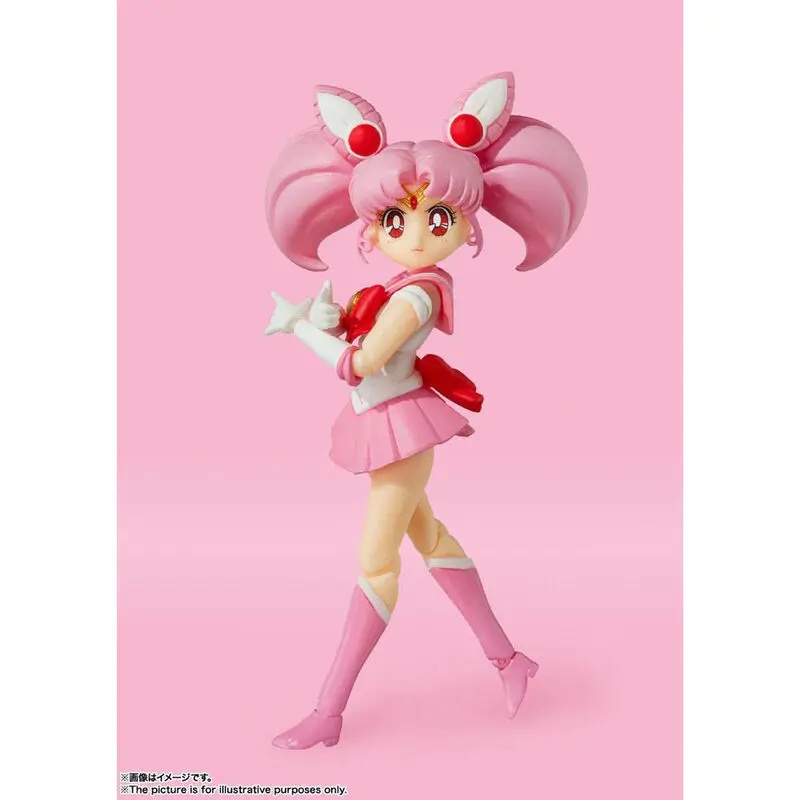 Sailor Moon S.H. Figuarts figurina de actiune Sailor Chibi Moon Animation Color Edition 10 cm poza produsului
