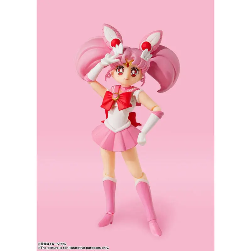 Sailor Moon S.H. Figuarts figurina de actiune Sailor Chibi Moon Animation Color Edition 10 cm poza produsului