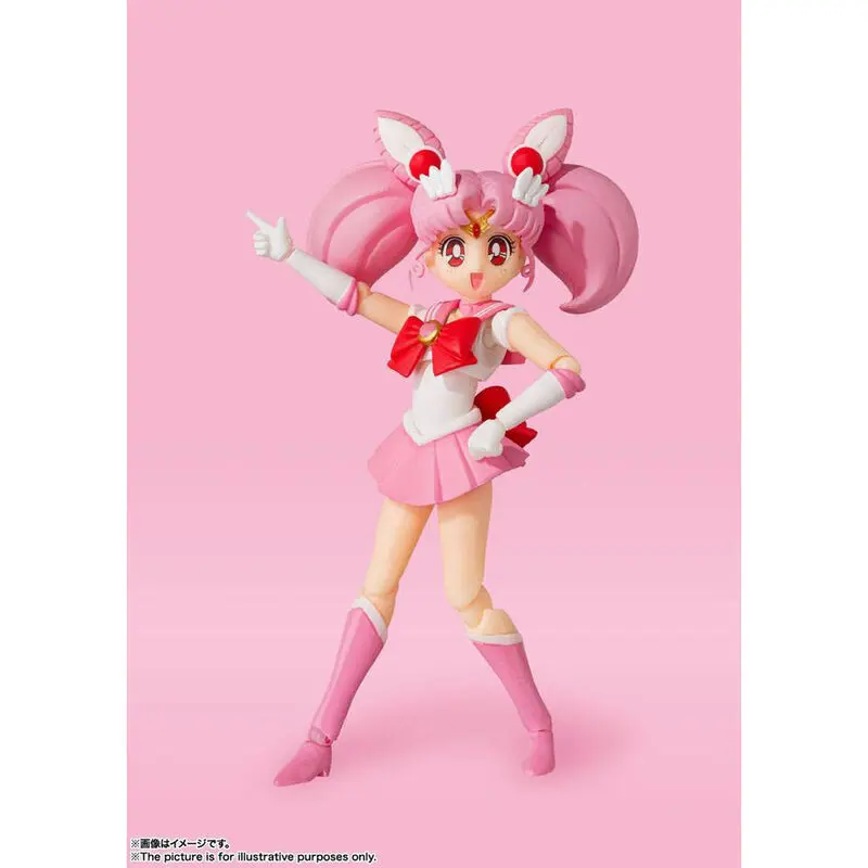 Sailor Moon S.H. Figuarts figurina de actiune Sailor Chibi Moon Animation Color Edition 10 cm poza produsului