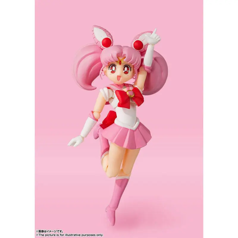 Sailor Moon S.H. Figuarts figurina de actiune Sailor Chibi Moon Animation Color Edition 10 cm poza produsului