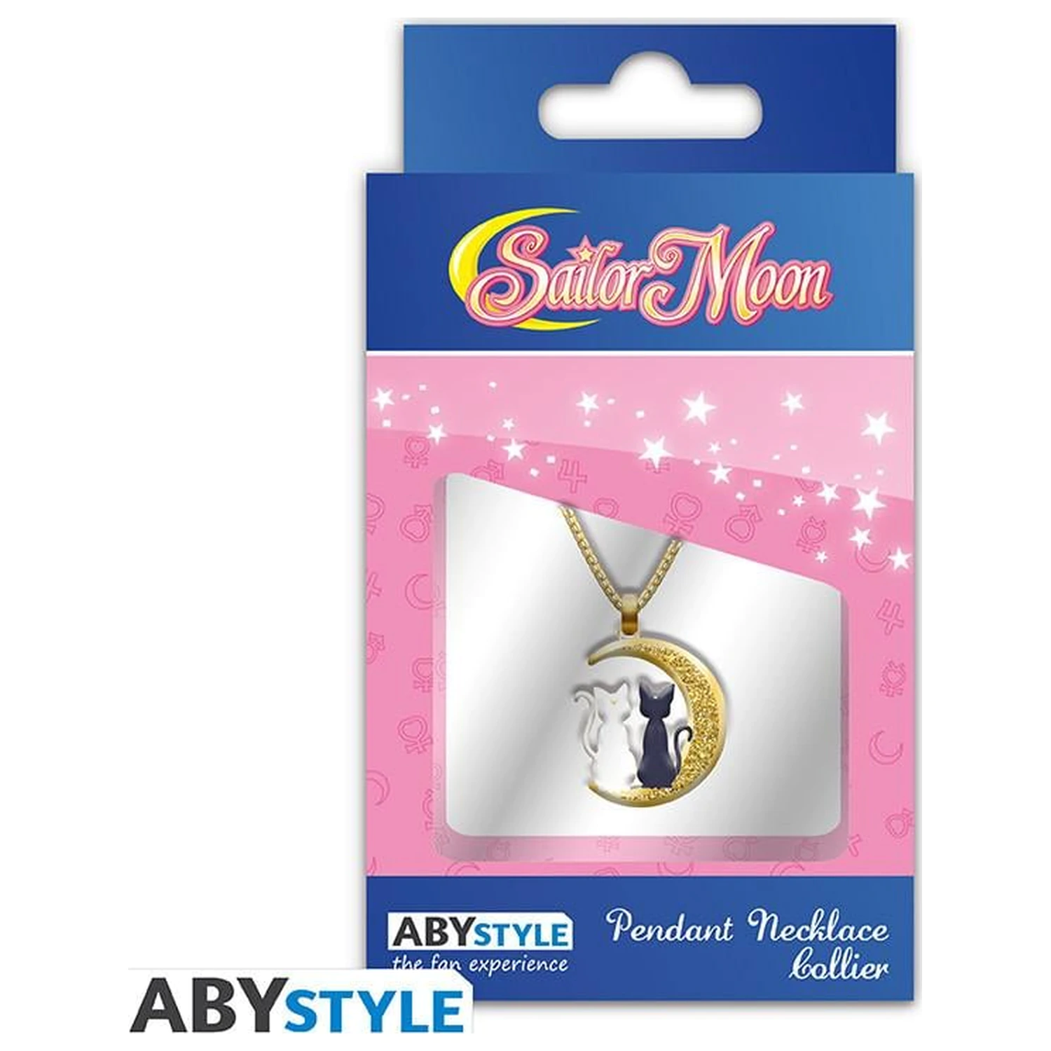 Sailor Moon Cats on the Moon colier cu pandantiv poza produsului